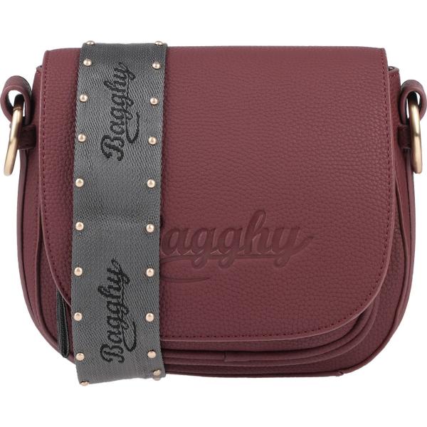 borsa a tracolla Bagghy rosso tinta unita