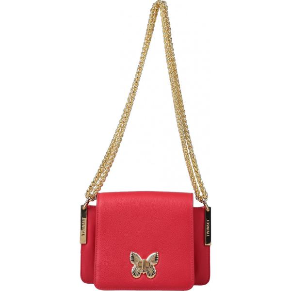 borse a spalla Twinset rosso tinta unita