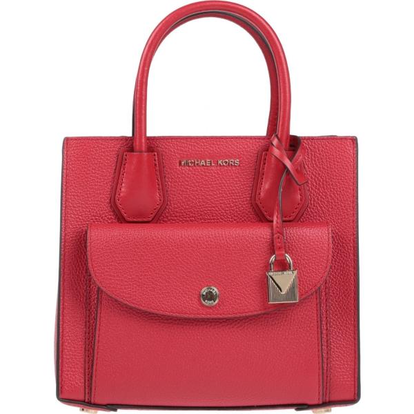 borse a mano Michael Michael Kors rosso tinta unita