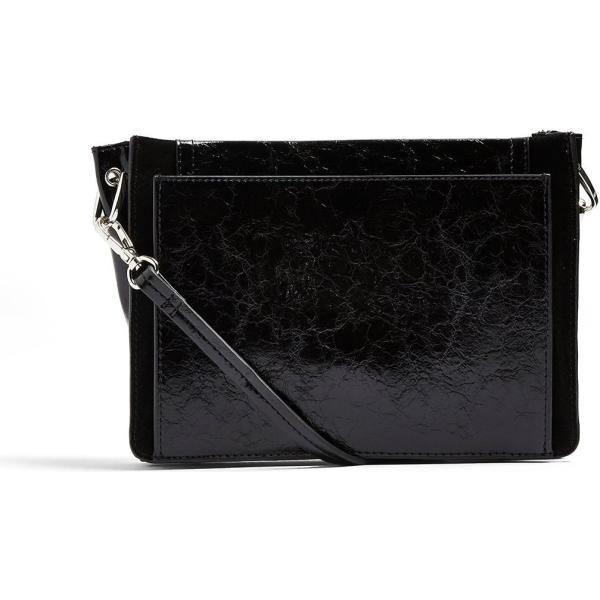 borse a tracolla Topshop nero tinta unita