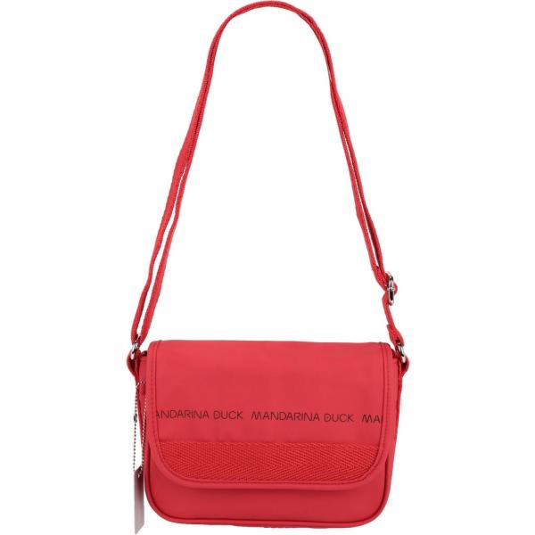 borse a tracolla Mandarina Duck rosso tinta unita