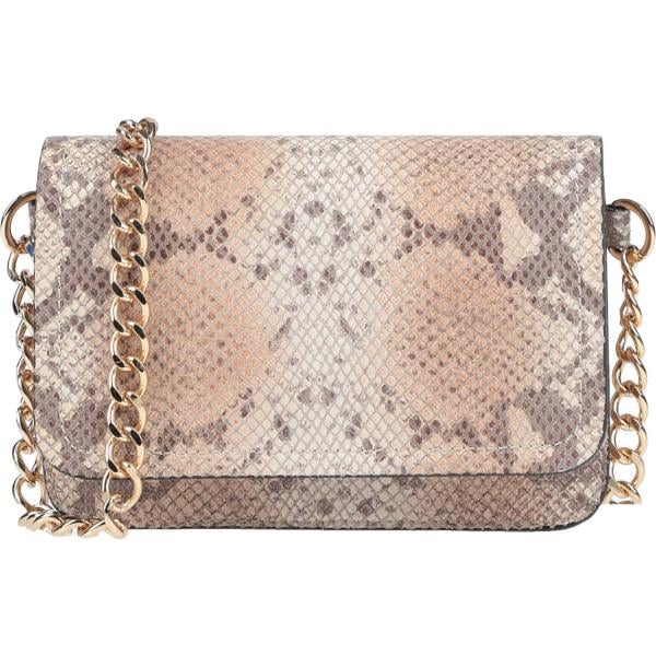borse a spalla Innue marrone animalier