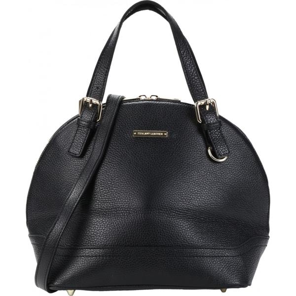 borse a mano Tuscany Leather nero tinta unita