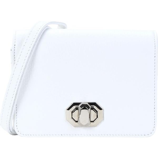 borse a tracolla Tuscany Leather bianco tinta unita