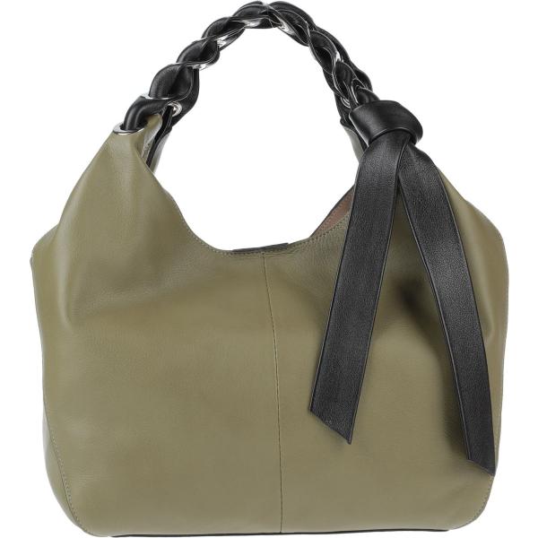 borse a mano Roberta Gandolfi verde tinta unita