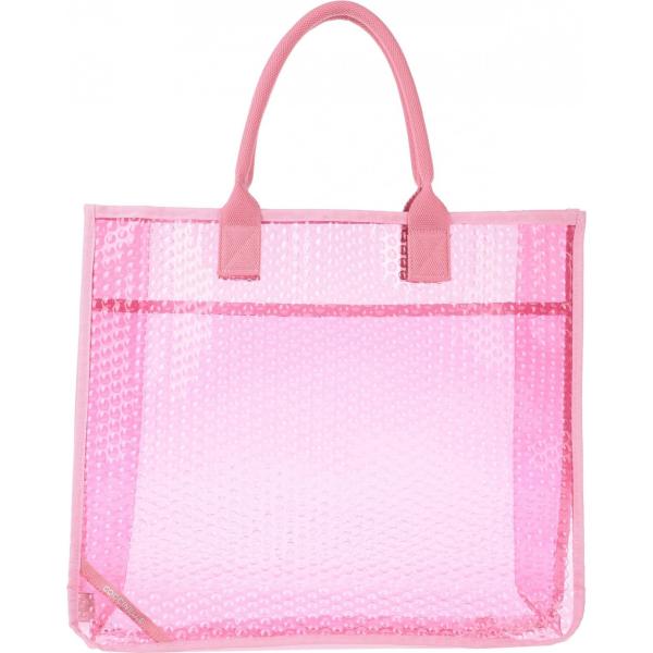 borse a mano Coccinelle rosa tinta unita