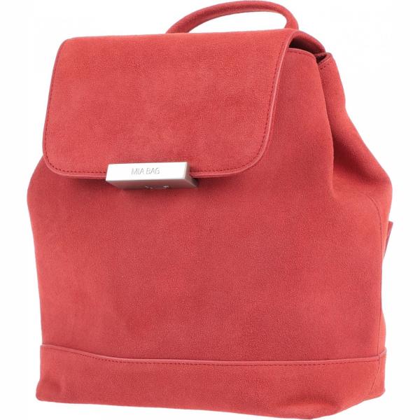 zaini Mia Bag rosso tinta unita