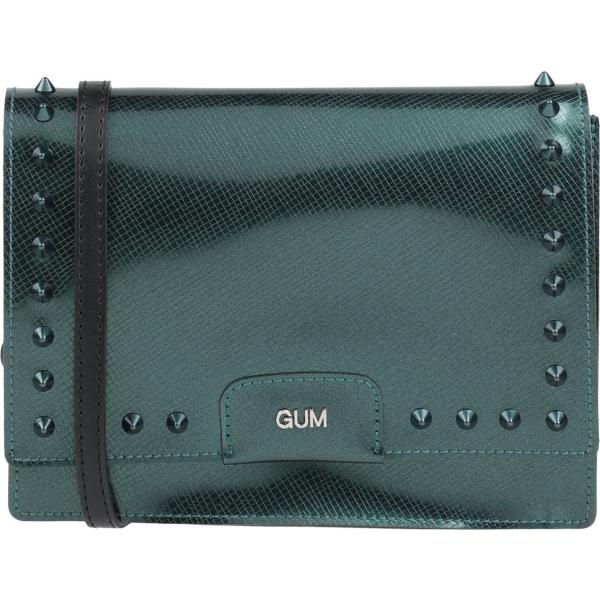 borse a mano Gum By Gianni Chiarini verde tinta unita