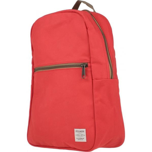 borse sportive Filson rosso tinta unita