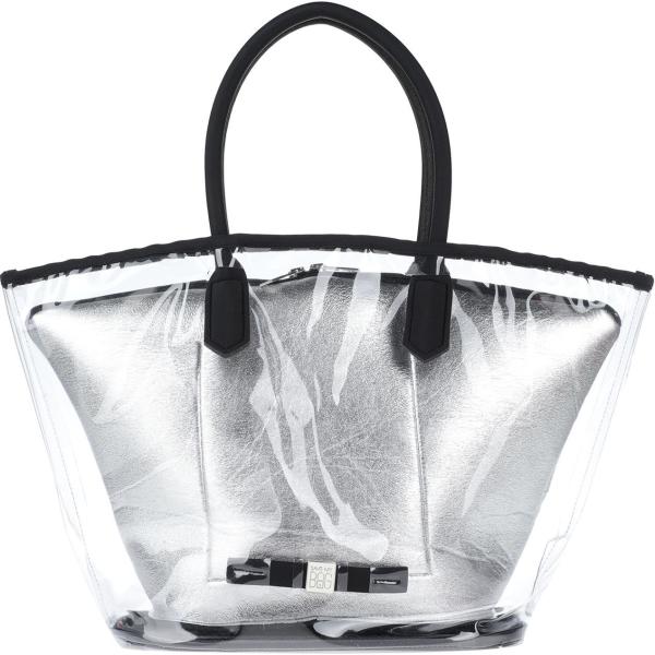 borse a mano Save My Bag grigio tinta unita
