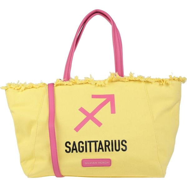 borsa a mano Silvian Heach giallo con stampe