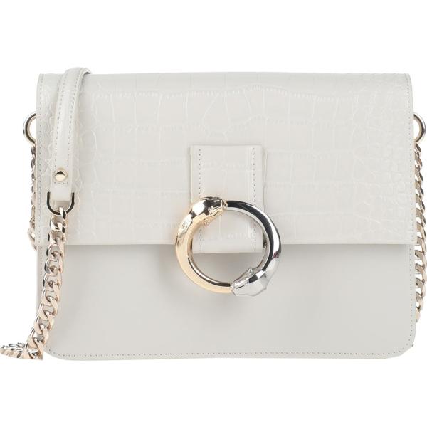 borse a spalla Cavalli Class bianco animalier