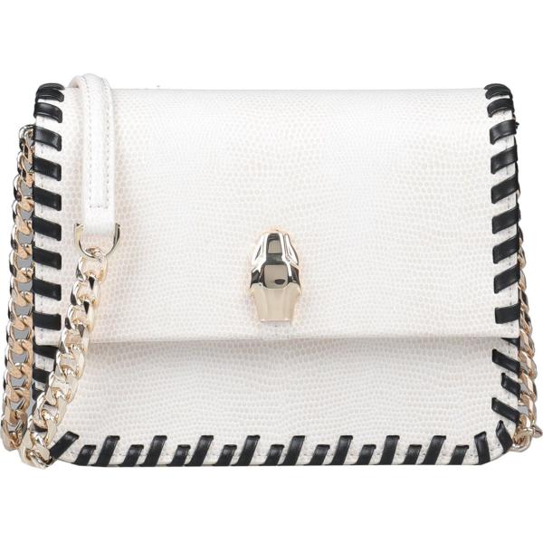 borse a spalla Cavalli Class bianco animalier