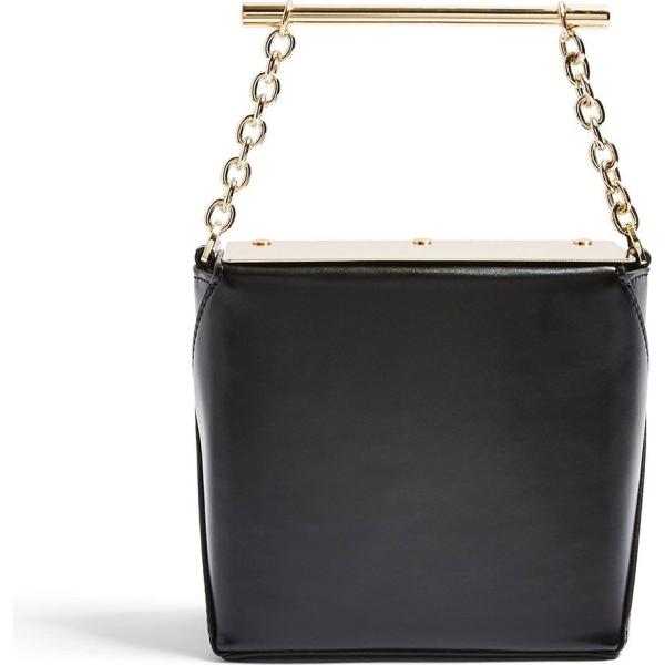 borse a mano Topshop grigio tinta unita