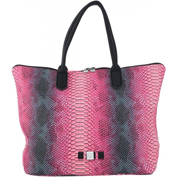 borse a mano Save My Bag viola animalier