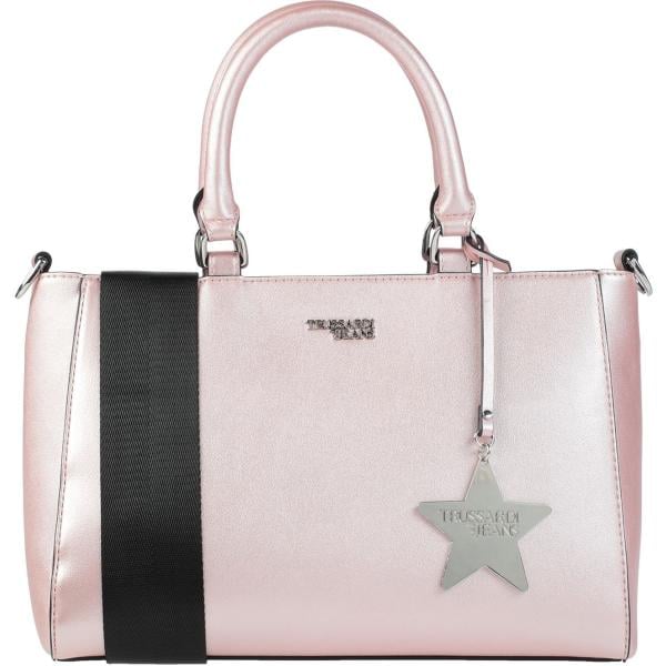 borsa a mano Trussardi Jeans rosa tinta unita