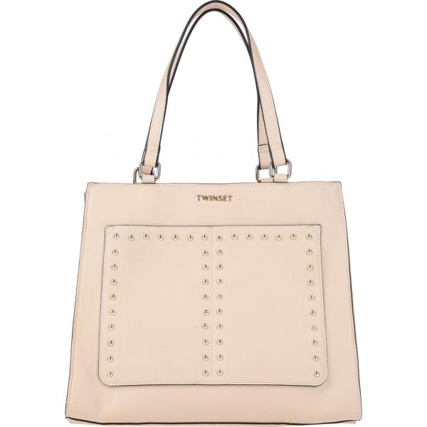 borse a mano Twinset bianco tinta unita