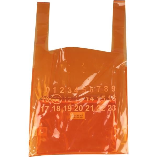 borse a mano Maison Margiela rosso tinta unita