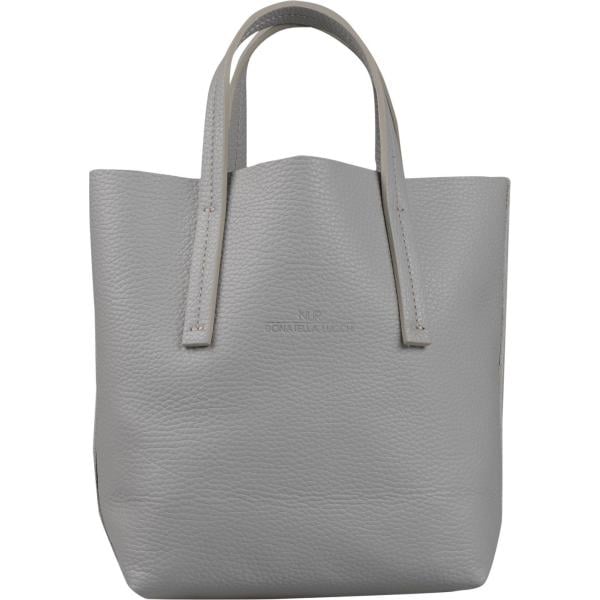 borsa a mano Nur Donatella Lucchi grigio tinta unita
