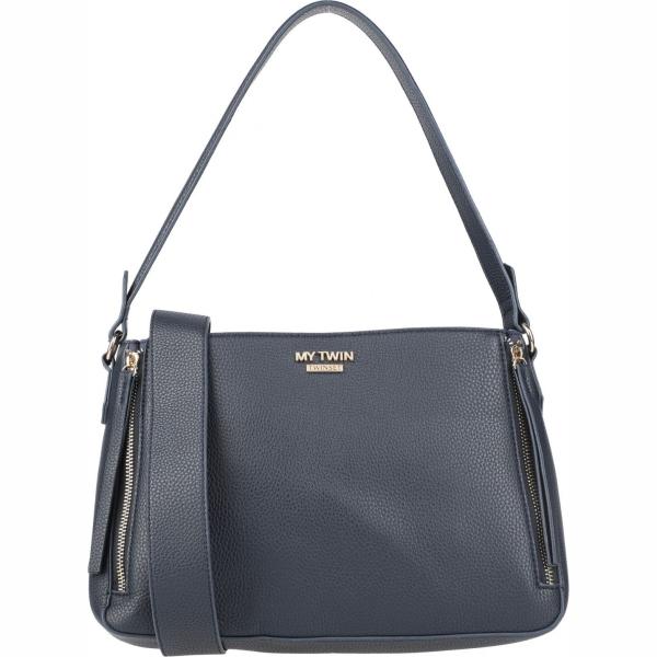 borsa a spalla My Twin Twinset blu tinta unita