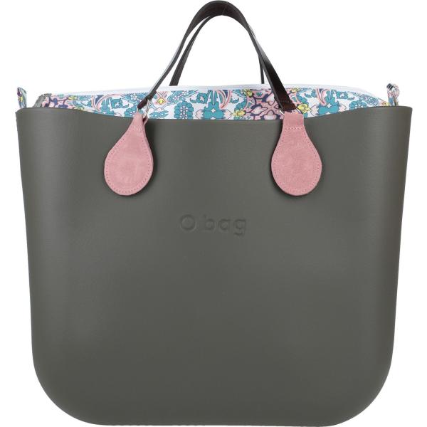 borsa a mano O Bag verde tinta unita