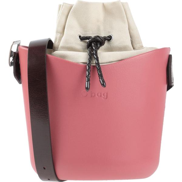 borse a spalla O Bag rosa tinta unita