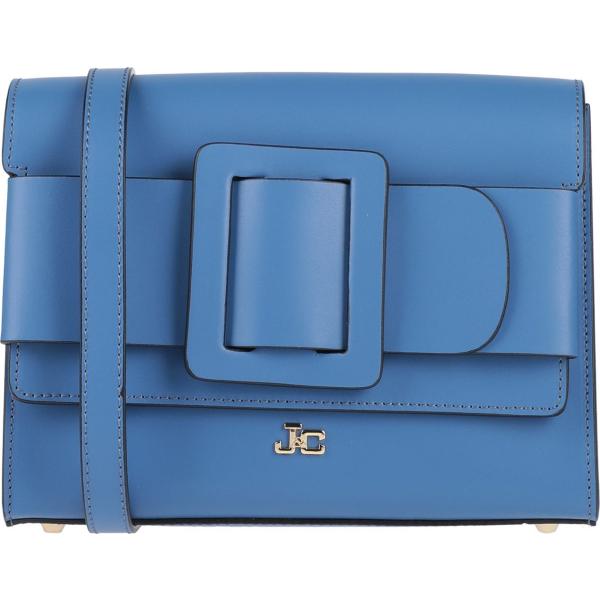 borse a mano J&C Jackyceline blu tinta unita