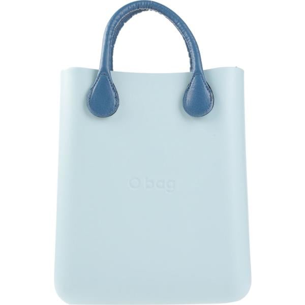 borse a mano O Bag blu tinta unita