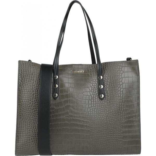 borse a mano Twinset grigio con stampe