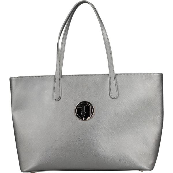 borse a mano Trussardi Jeans grigio tinta unita