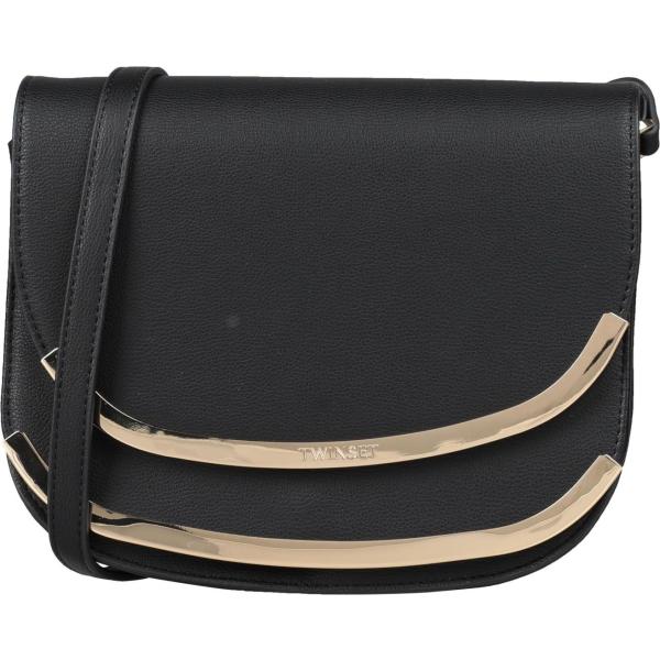 borse a tracolla Twinset nero tinta unita