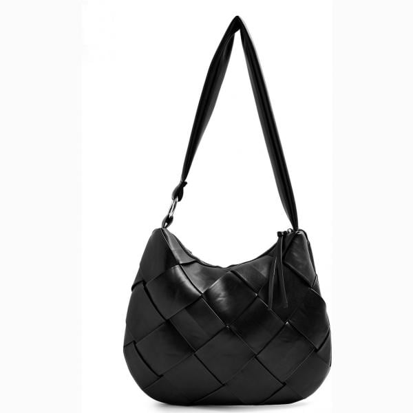 borse a spalla Topshop nero tinta unita