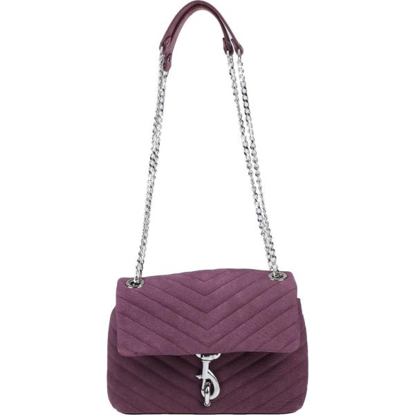 borse a spalla Rebecca Minkoff viola tinta unita