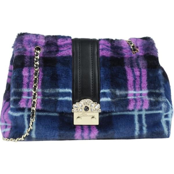 borse a tracolla Be Blumarine viola scozzese