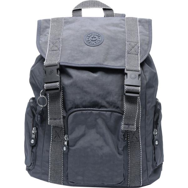 zaini Kipling grigio tinta unita