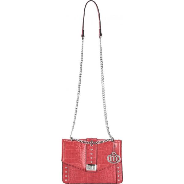 borse a tracolla Manoukian rosso con stampe