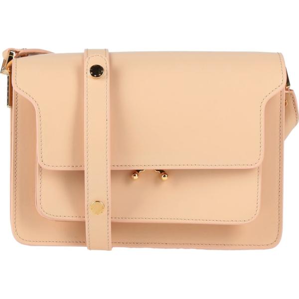 borse a tracolla Marni arancione tinta unita