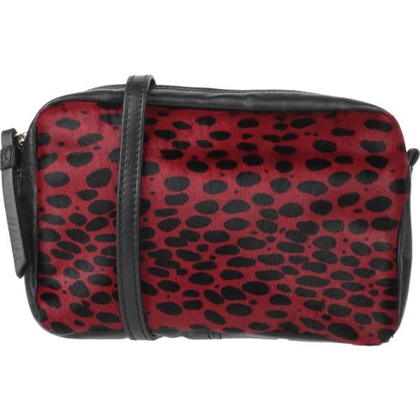 borse a tracolla Caterina Lucchi rosso animalier
