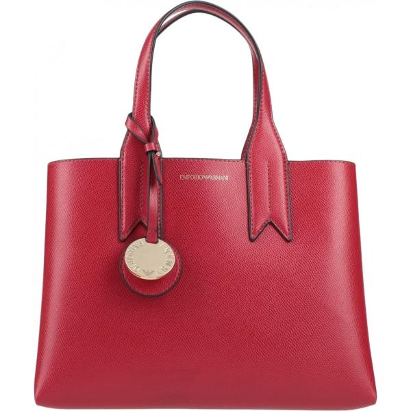 borse a mano Emporio Armani rosso tinta unita