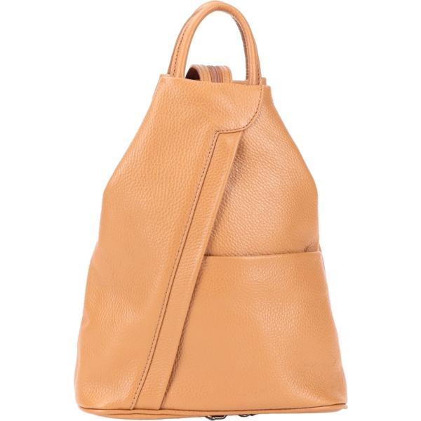 zaini Tuscany Leather arancione tinta unita