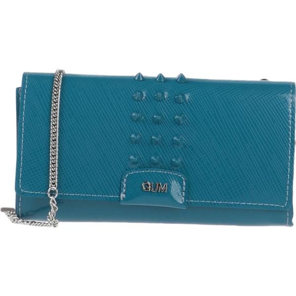 borse a mano Gum By Gianni Chiarini blu tinta unita
