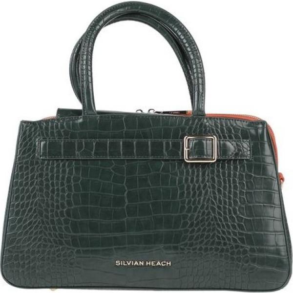 borse a tracolla Silvian Heach verde con stampe