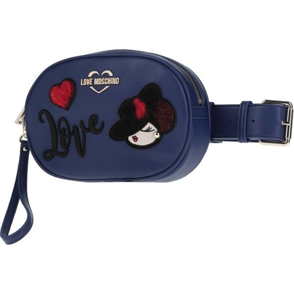 marsupi Love Moschino blu tinta unita