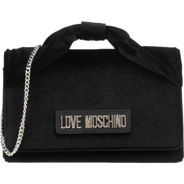 borse a mano Love Moschino nero tinta unita