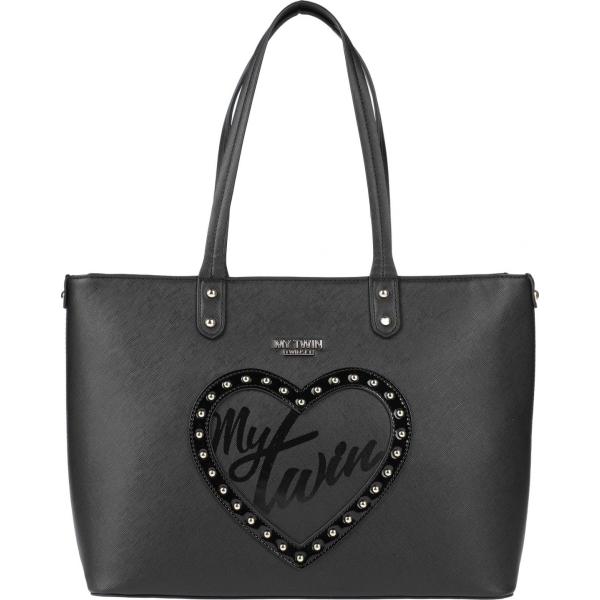 borse a mano My Twin Twinset grigio tinta unita