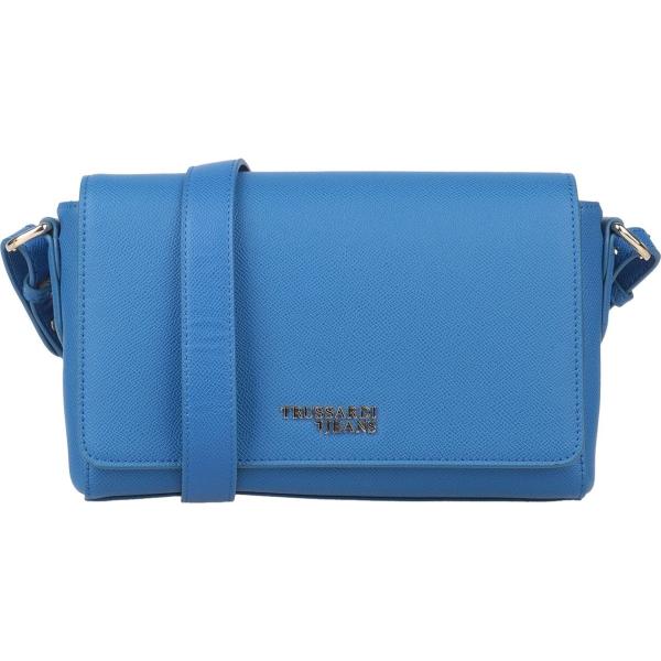 borse a tracolla Trussardi Jeans blu tinta unita
