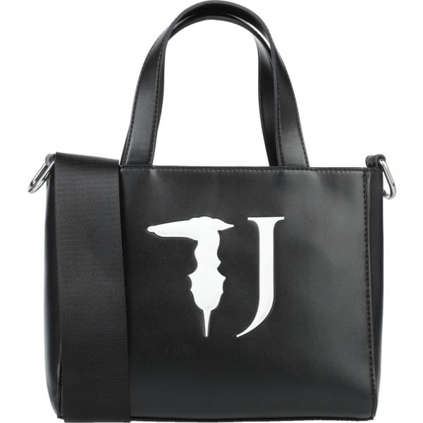 borse a spalla Trussardi Jeans nero tinta unita