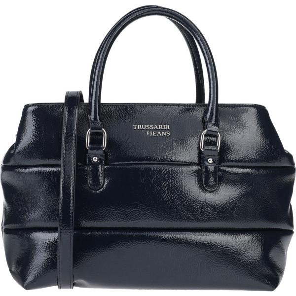 borse a mano Trussardi Jeans blu tinta unita