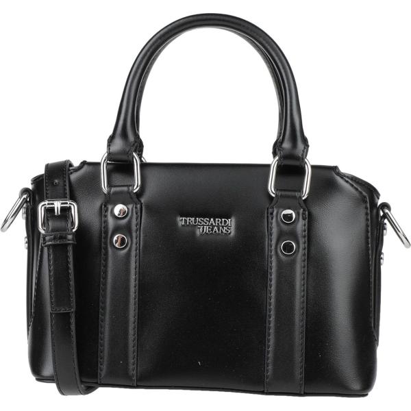 borse a tracolla Trussardi Jeans nero tinta unita