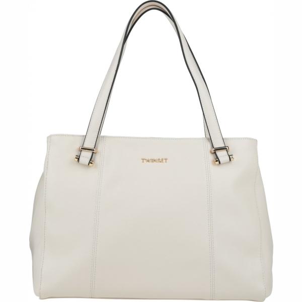 borse a mano Twinset bianco tinta unita